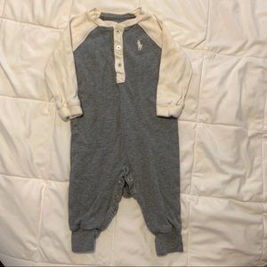 Ralph Lauren Grey and white/cream one piece